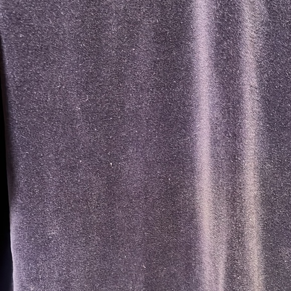 Northcrest Navy blue velour button down shirt Size large - Picture 3 of 7